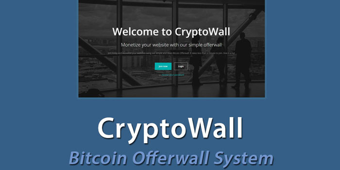 CryptoWall - Bitcoin Offerwall - Cover Image
