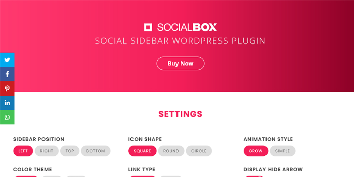 SocialBox - Social Sidebar WordPress Plugin - Cover Image
