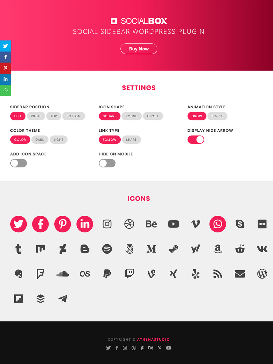 SocialBox - Social Sidebar WordPress Plugin - Cover Image