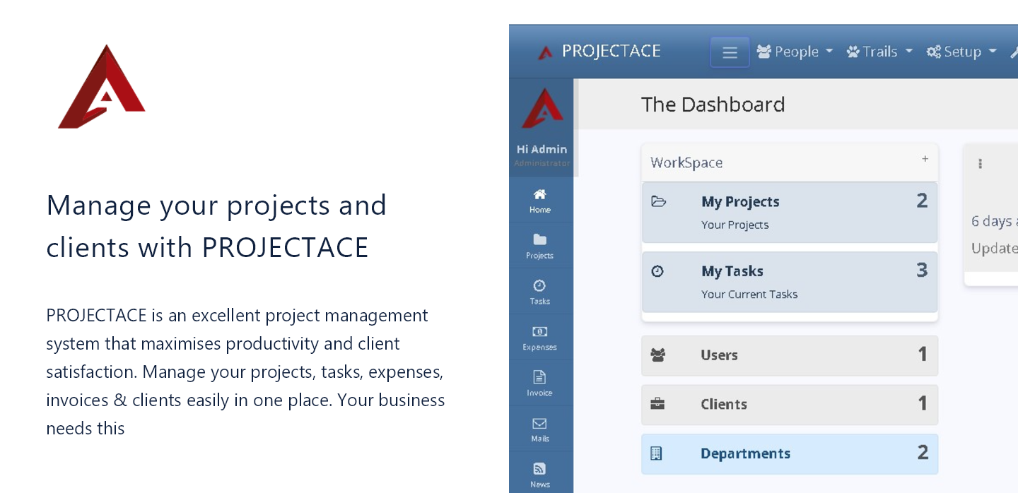 ProjectACE Project Management System - Cover Image