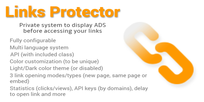 Links/URLs Protector (with display ADS) - Cover Image