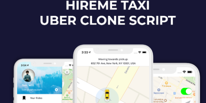 HireMe Taxi App - Cover Image