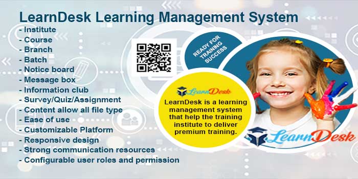 LearnDesk Learning Management System - Cover Image