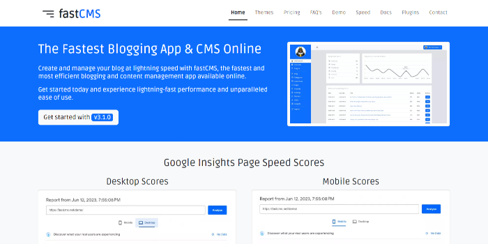 fastCMS Blogging App - Cover Image