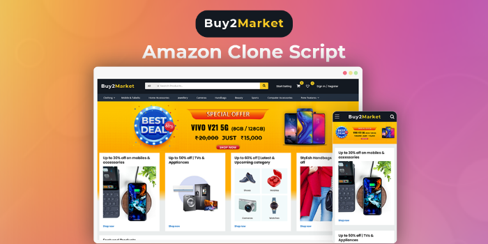 Amazon Clone Script - Buy2Amazon - Cover Image