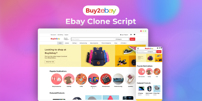 eBay Clone Script - Buy2eBay - Cover Image