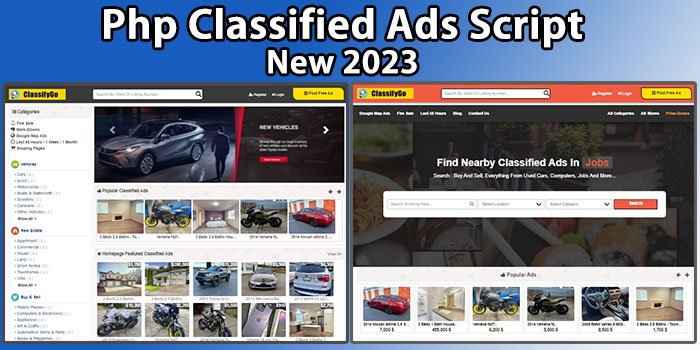 ClassifyGo - Php Classified Ads Script - Cover Image