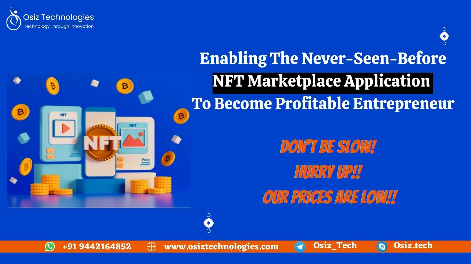 Rolling A Wonderful Chance for you to grab White-label NFT Development Service. - Cover Image