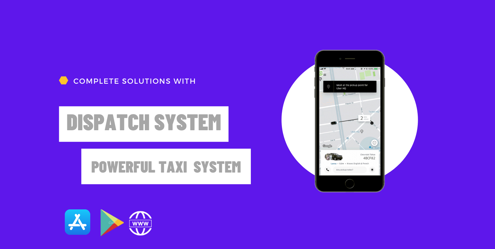 Ride-Sharing Booking App (iOS/Android) - Cover Image