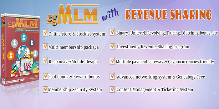 MLM + Revenue Sharing Program - Cover Image