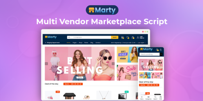Multi Vendor Marketplace Script - Marty - Cover Image