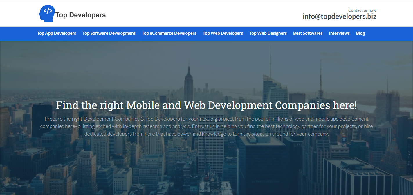 Top Developers - Cover Image