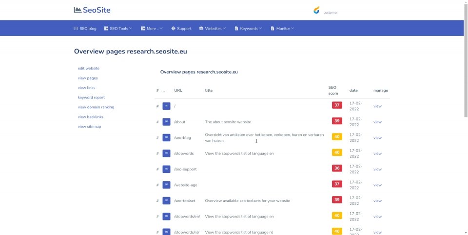 Seosite: SEO set of toolsets - Cover Image
