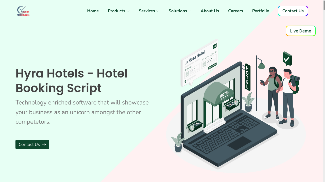 Hyra Hotels Rental - Hotel Booking Script - Cover Image