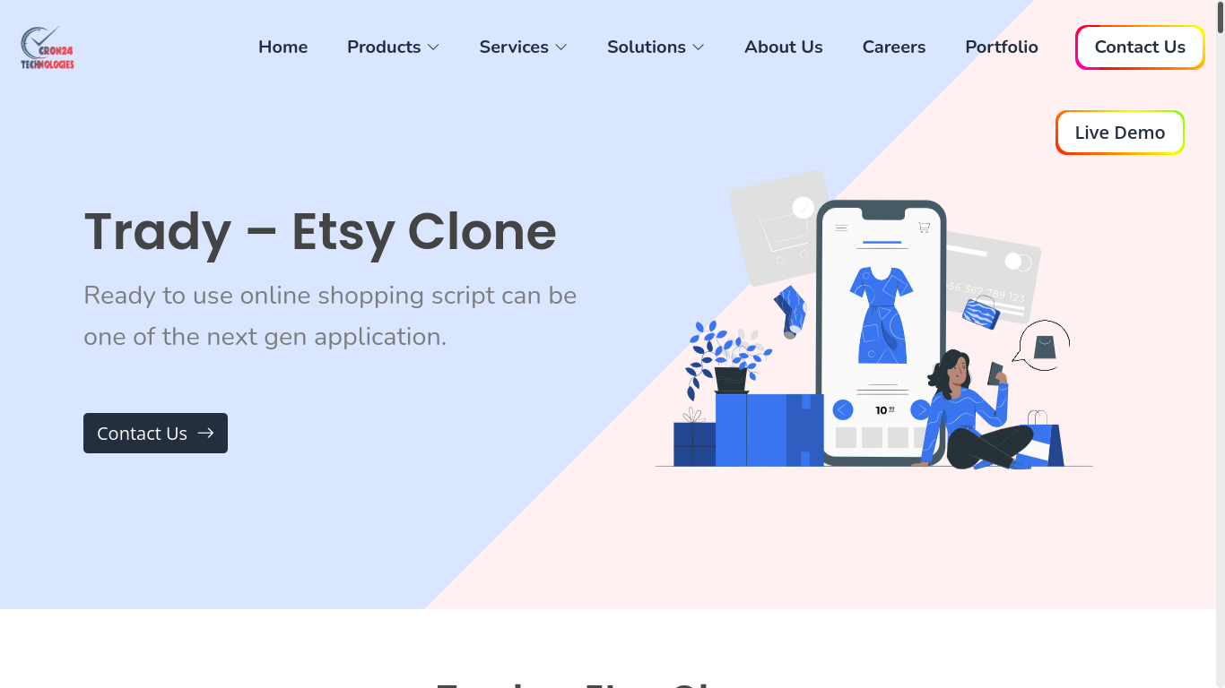 Trady - Ecommerce Script - Cover Image