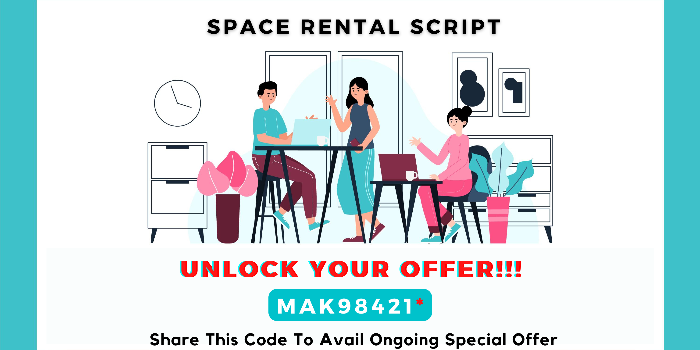 Makent Space Rental Script - Cover Image