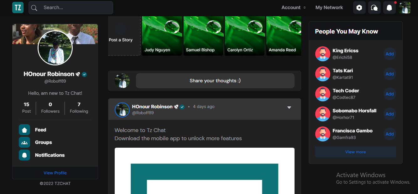 Tz Chat - Cover Image