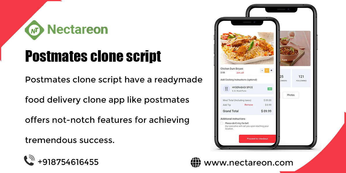 Postmates Clone Script | Postmates Clone App - Foodtro - Cover Image