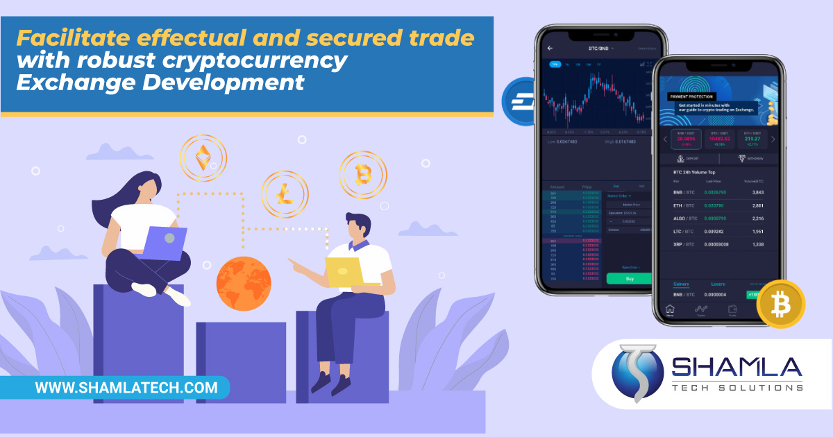 Best Cryptocurrency exchange software development - Cover Image