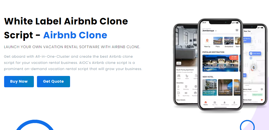 Airbnb Clone - Vacation Rental Software - Cover Image