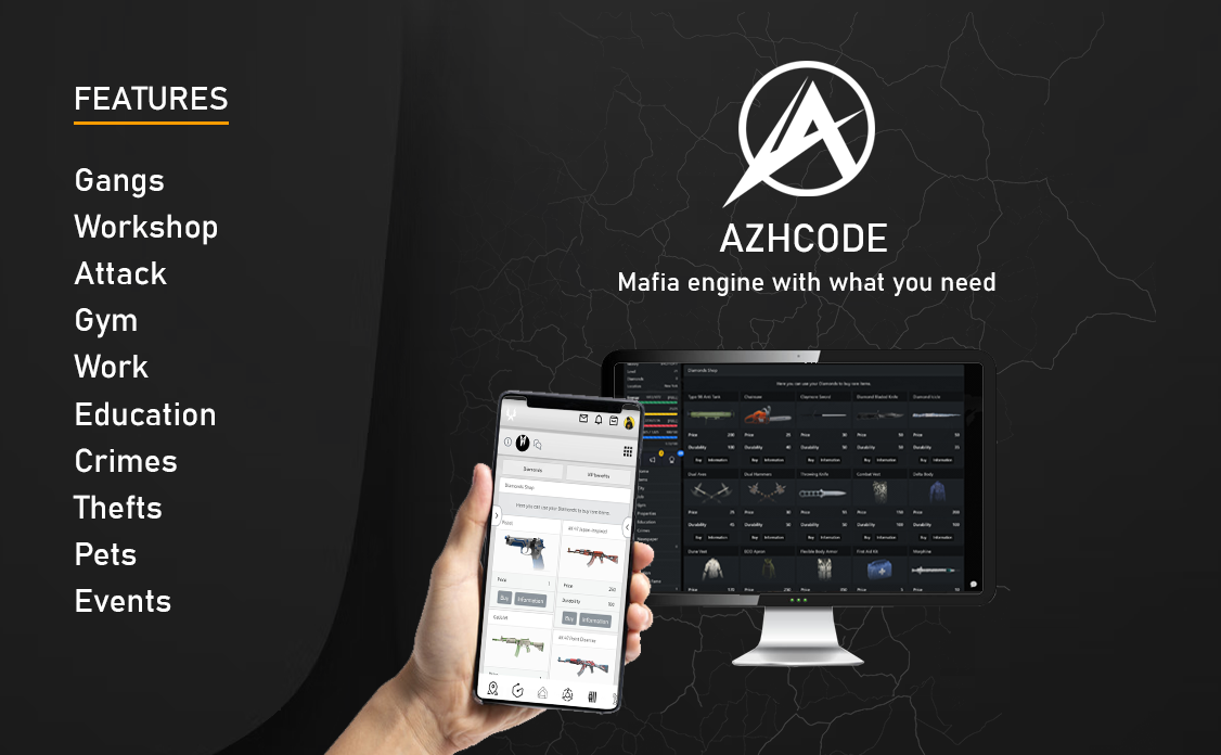 AzHCode - Online Browser Game Platform - Cover Image