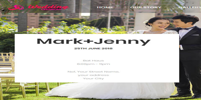 Wedding Invitation Template | PHP Matrimonial Script - Cover Image