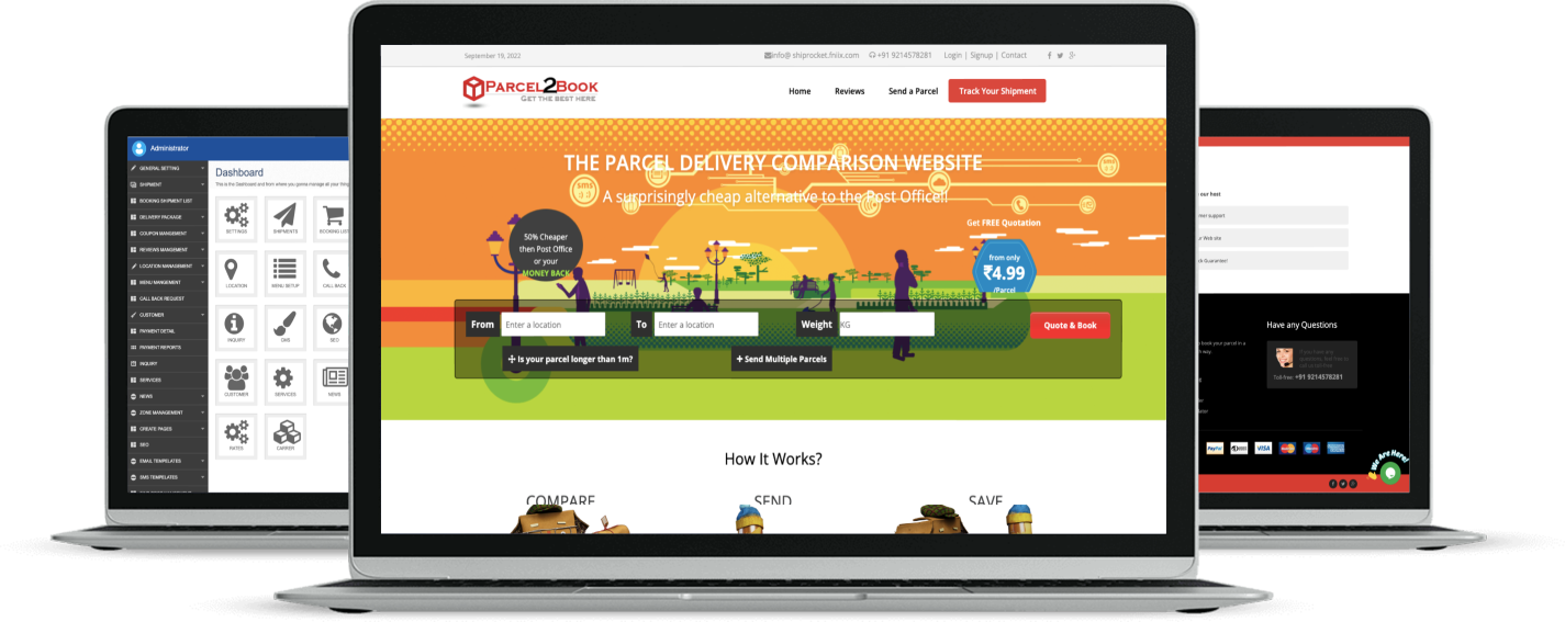 Parcel Comparison Delivery Booking Script - Cover Image