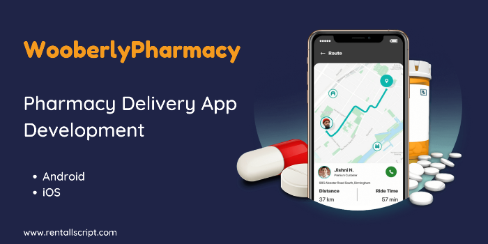 WooberlyPharmacy - Uber for pharmacy delivery solution - Cover Image