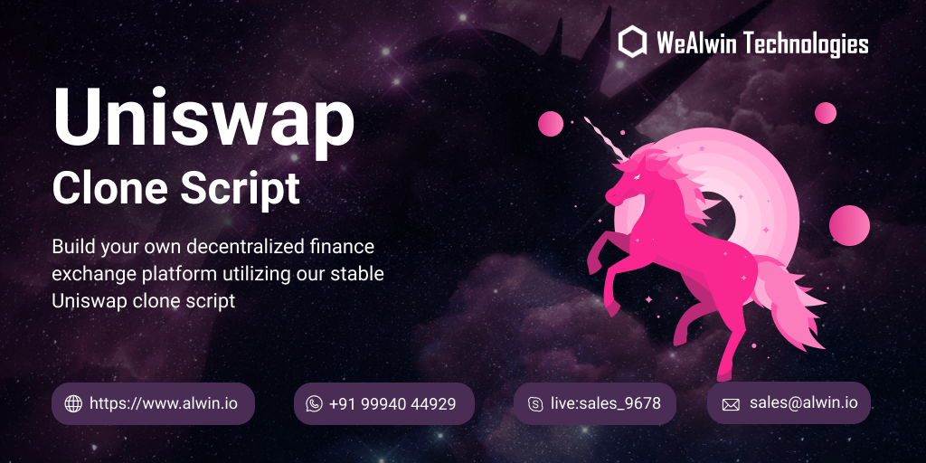 UniSwap Clone Script || WeAlwin - Cover Image