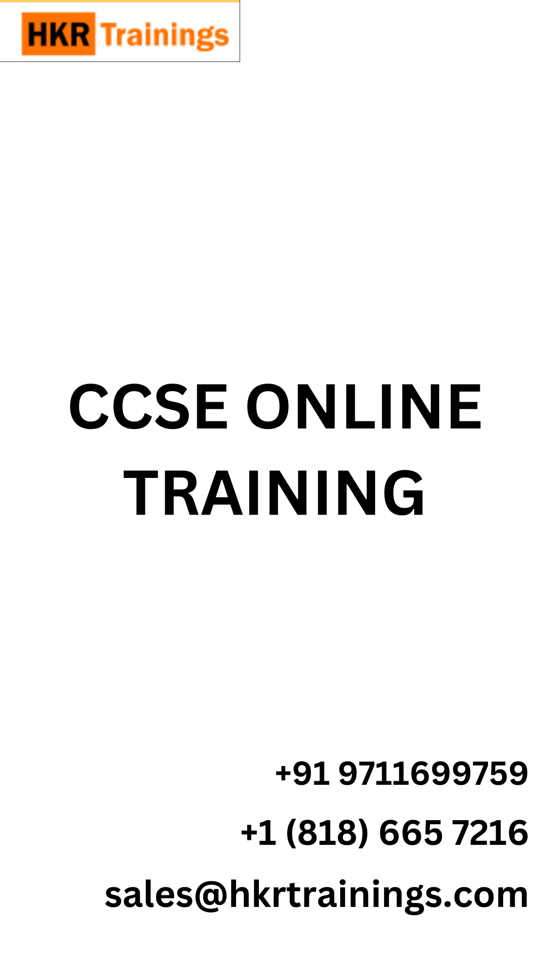 GET MORE SKILLS ON CCSE ONLINE COURSE - Cover Image