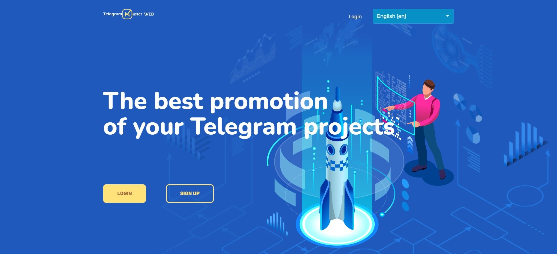 Telegram MasterWeb TMW - multifunctional Telegram aggregator - Cover Image