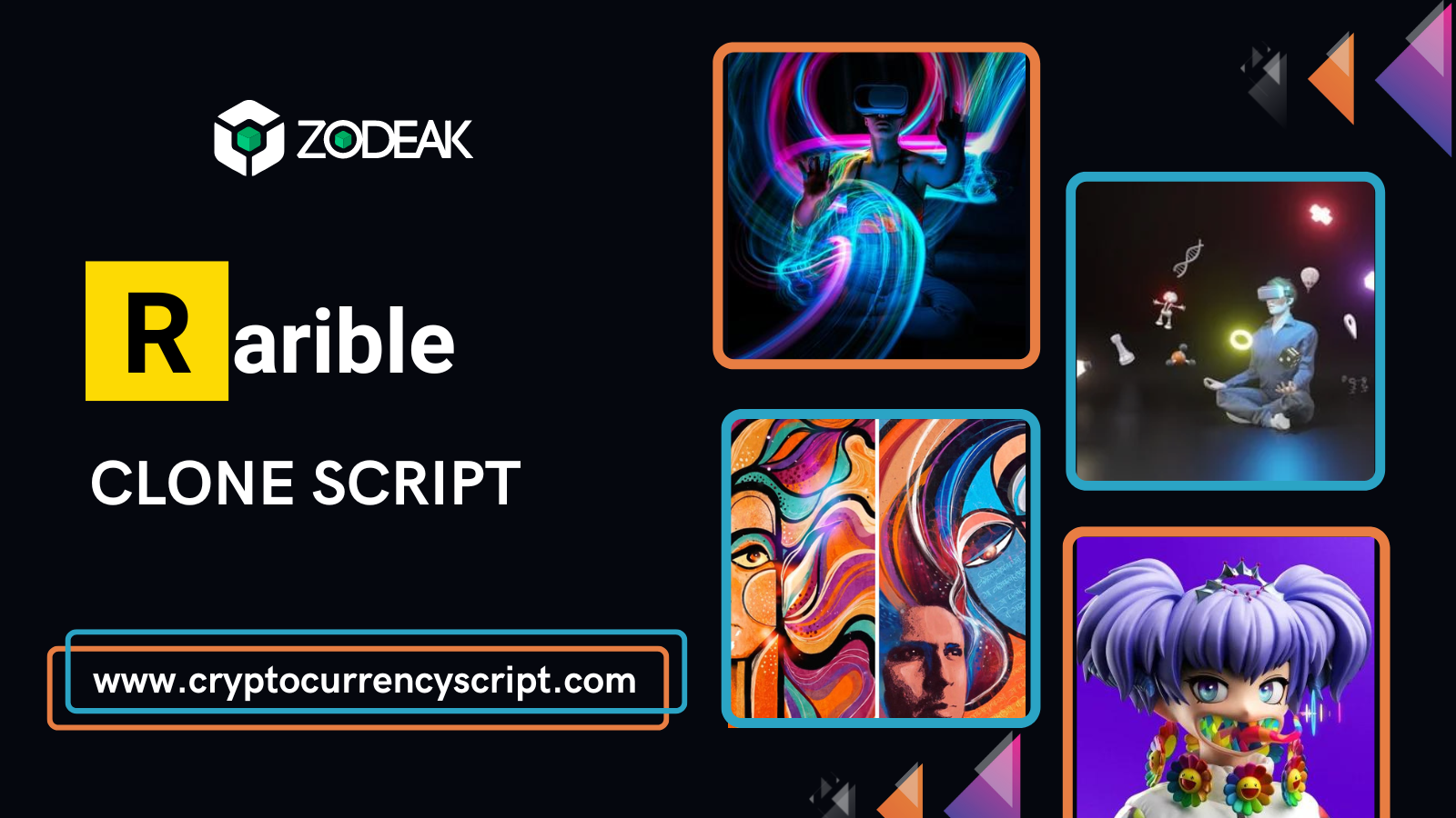 Rarible clone script | Create NFT Marketplace like Rarible - Cover Image