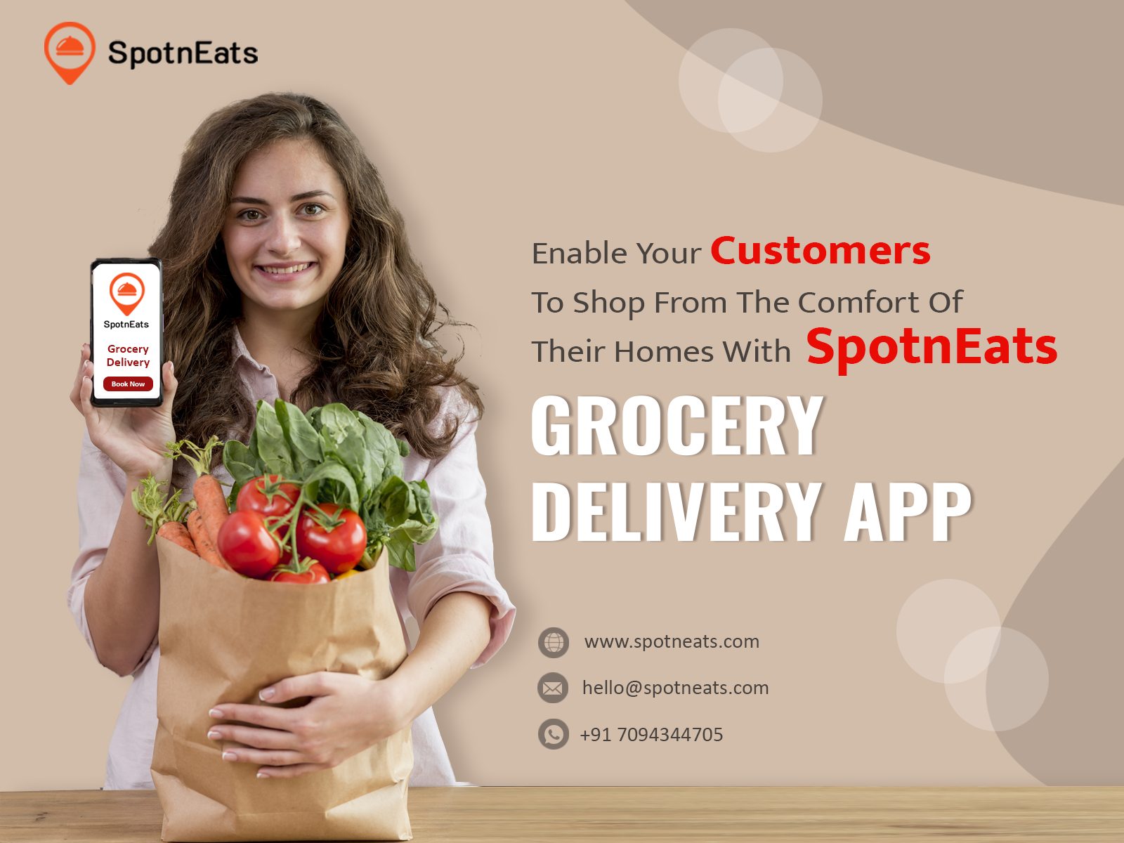 SpotnEats - Grocery Delivery Software - Cover Image