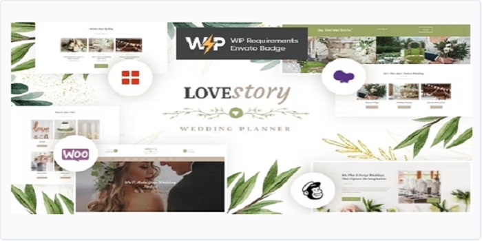 Love Story | A Beautiful Wedding and Event Planner WordPress Theme - Cover Image