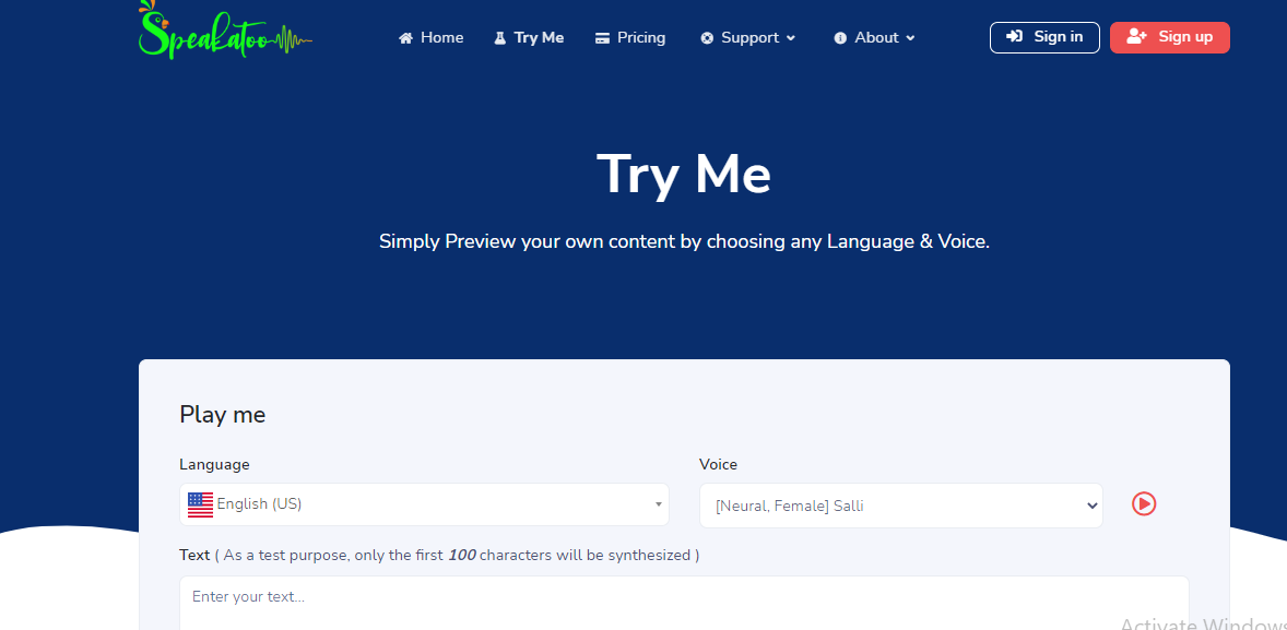 Speakatoo - French Text To Speech Converter - Cover Image