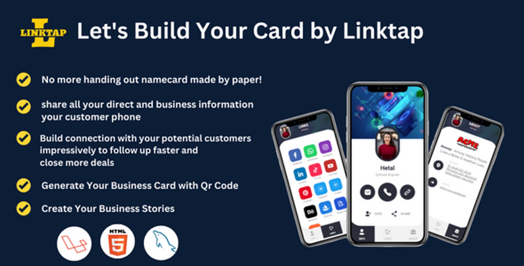 Let's Build Your Card by Linktap - Cover Image