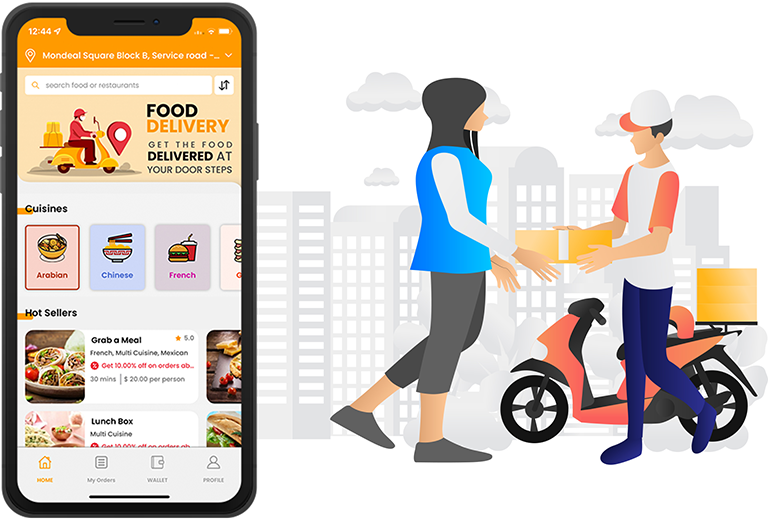UberEats Clone: White Label Food Delivery App - Cover Image