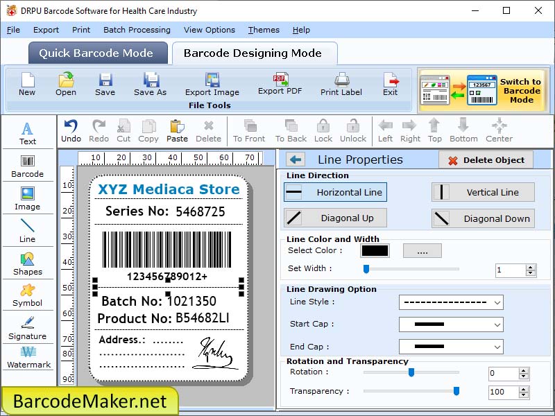 Healthcare Barcode Maker - Cover Image