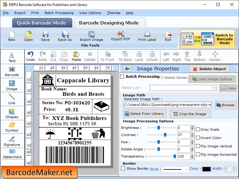 Labeling Software for Publishers - Cover Image