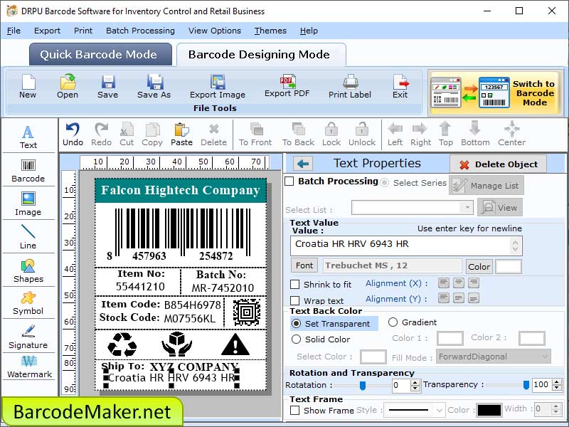 Retail Business Barcode Designing Tool - Cover Image
