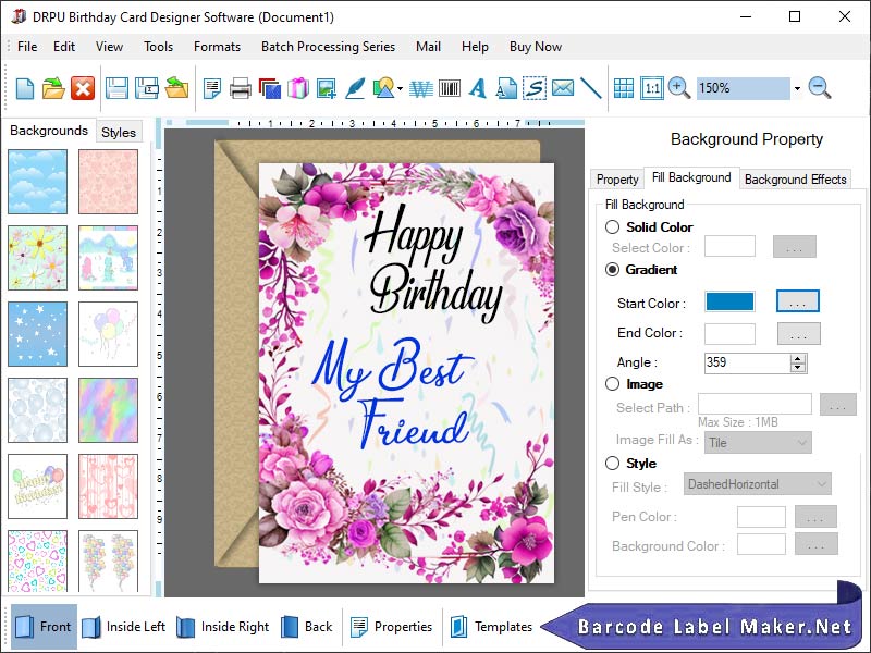 Birthday Card Maker Software - Cover Image