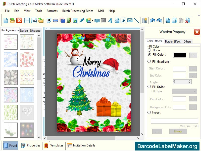 Greeting Card Maker Program - Cover Image