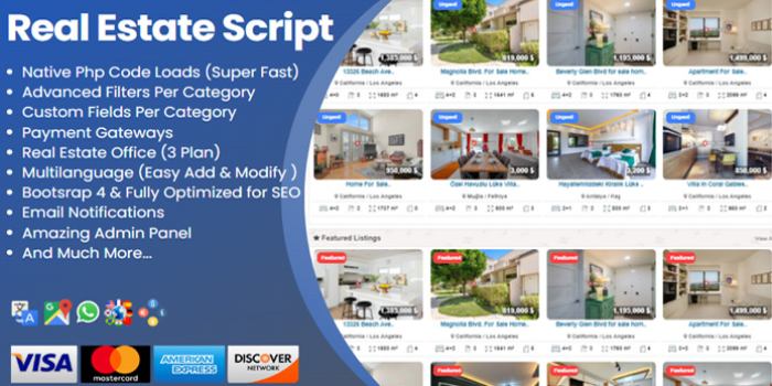 Php Real Estate Listing Script - Cover Image