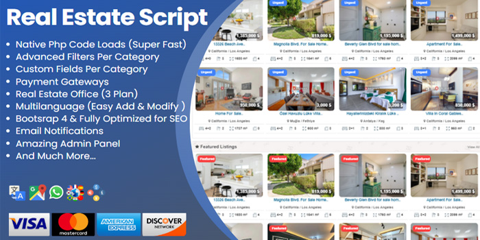 Php Real Estate Listing Script - Cover Image