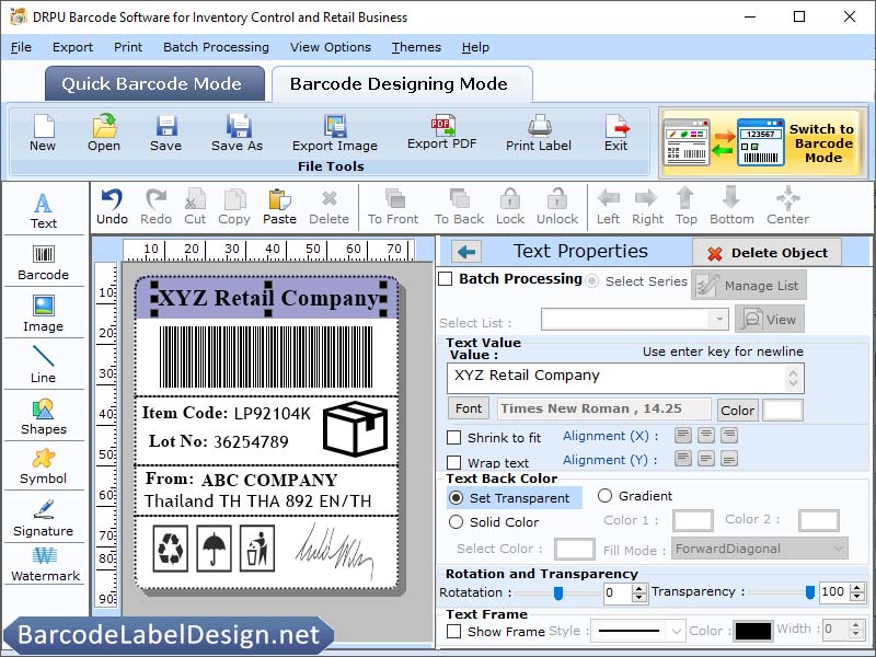 Retail Inventory Control Barcode Maker - Cover Image