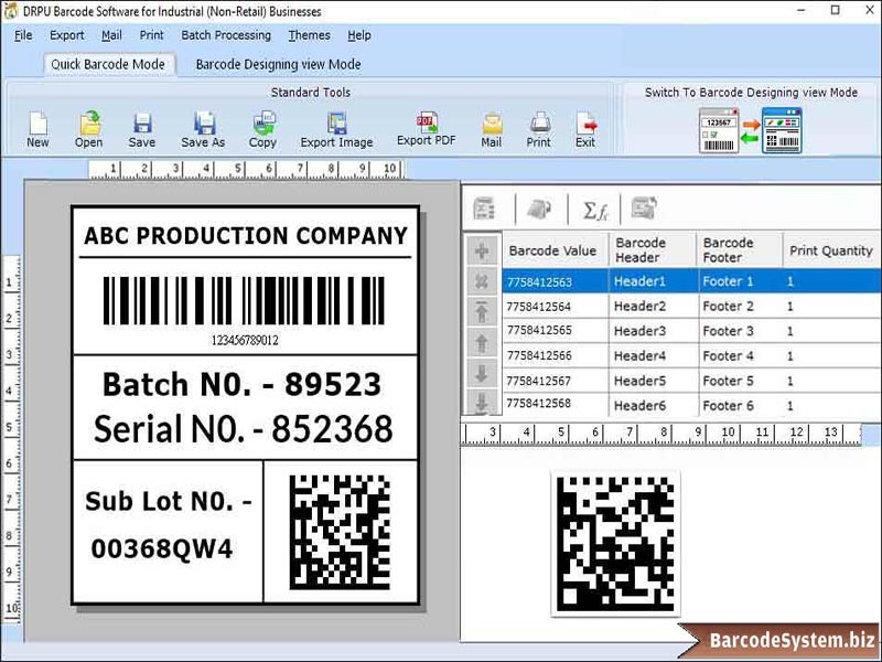 Manufacturing Industry Barcodes Download - Cover Image