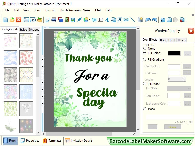 Greetings Card Designing Software - Cover Image