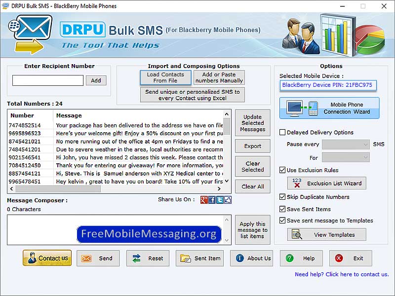 Blackberry Mobile Messaging Software - Cover Image