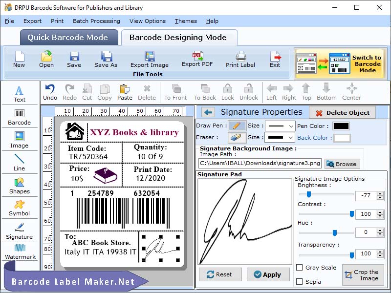 Publisher Barcode Label Maker Software - Cover Image