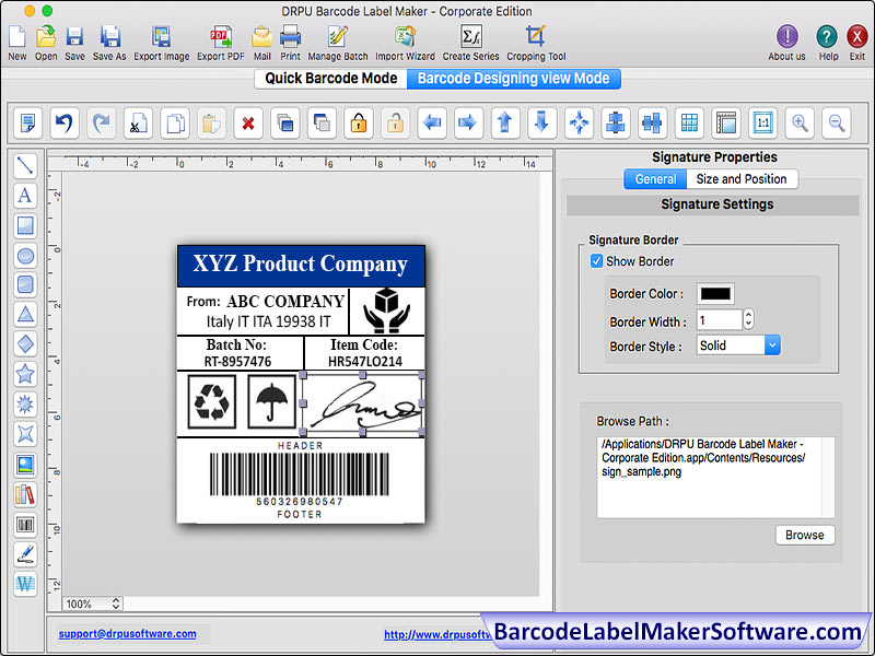 Barcode Label Mac Edition - Cover Image